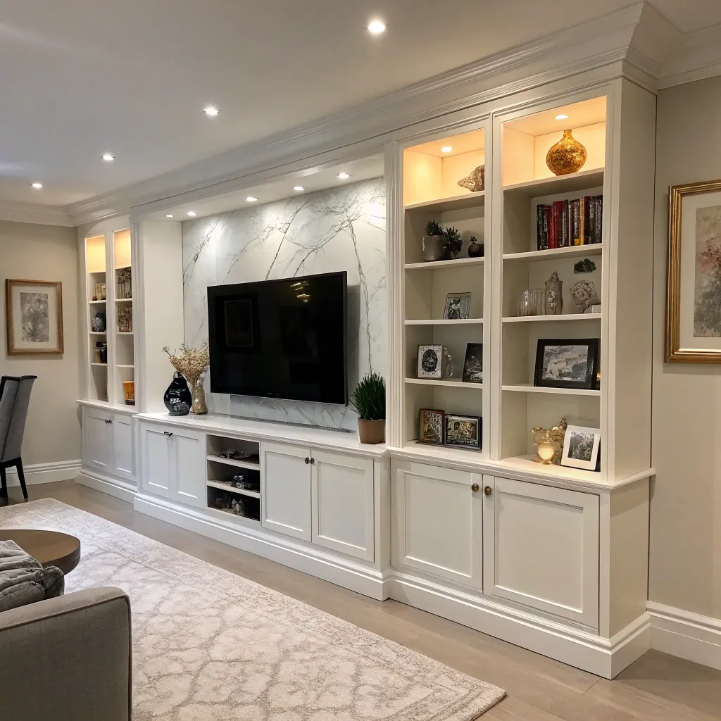 Elegant built-in furniture
