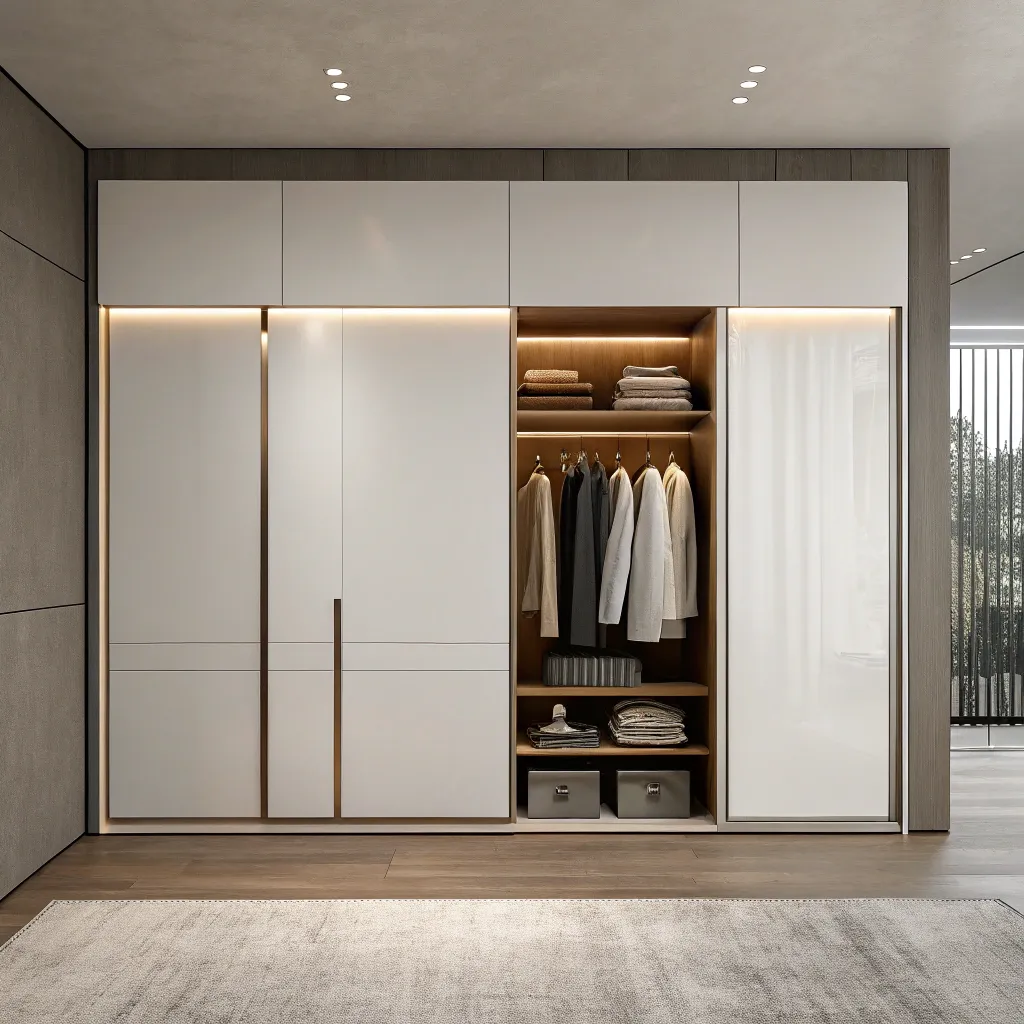 Minimalist wardrobe design