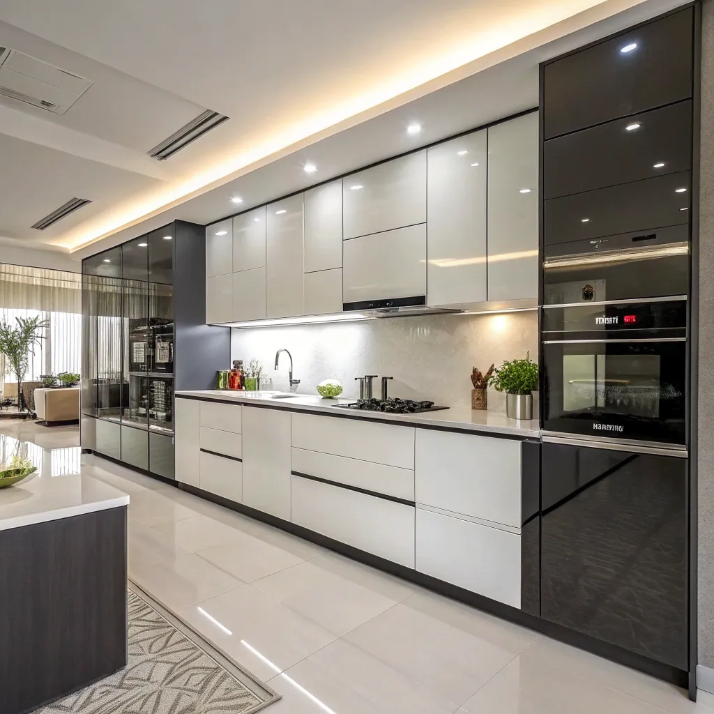 Modern kitchen cabinets